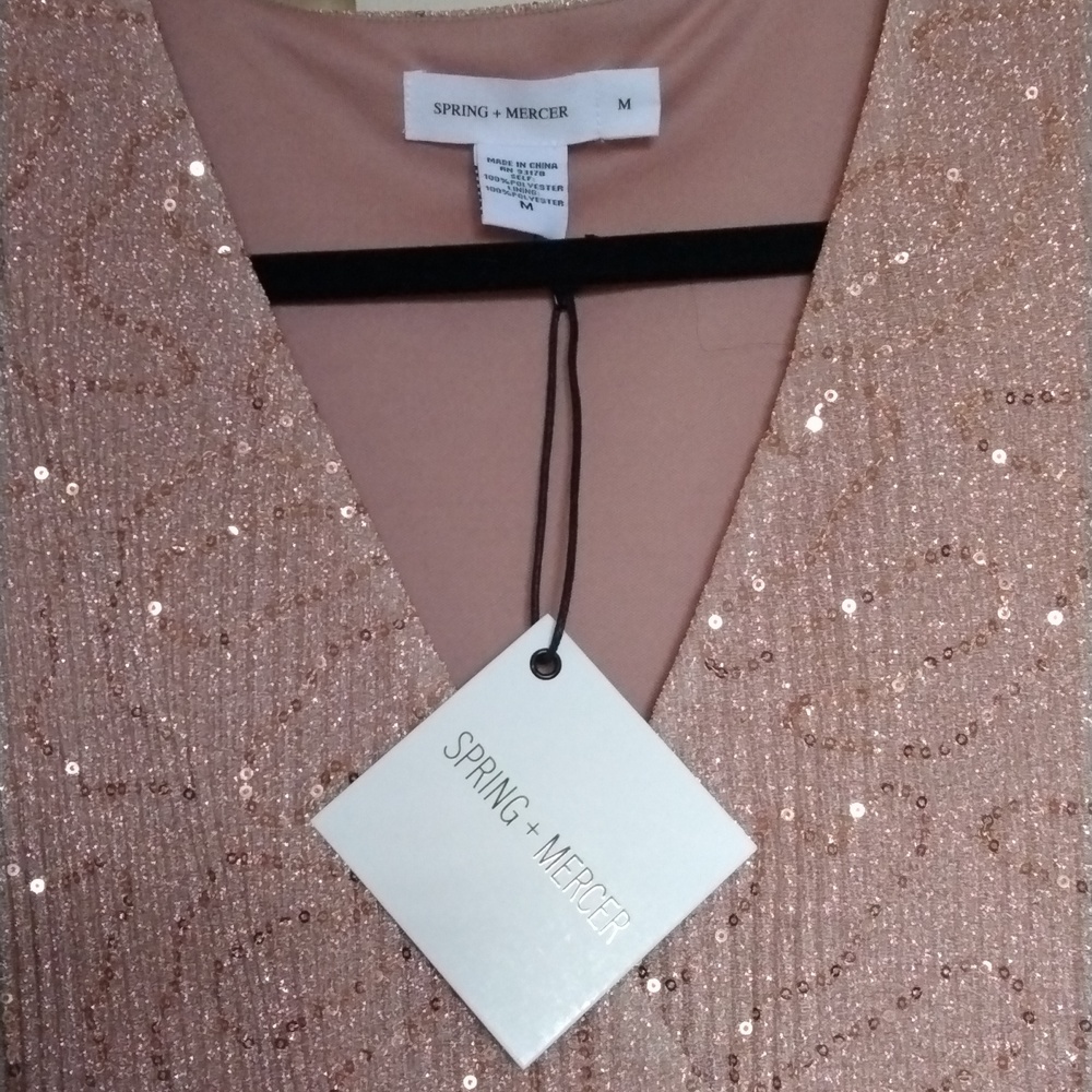 Spring +Mercer Sequined Jumpsuit. - Picture 8 of 9
